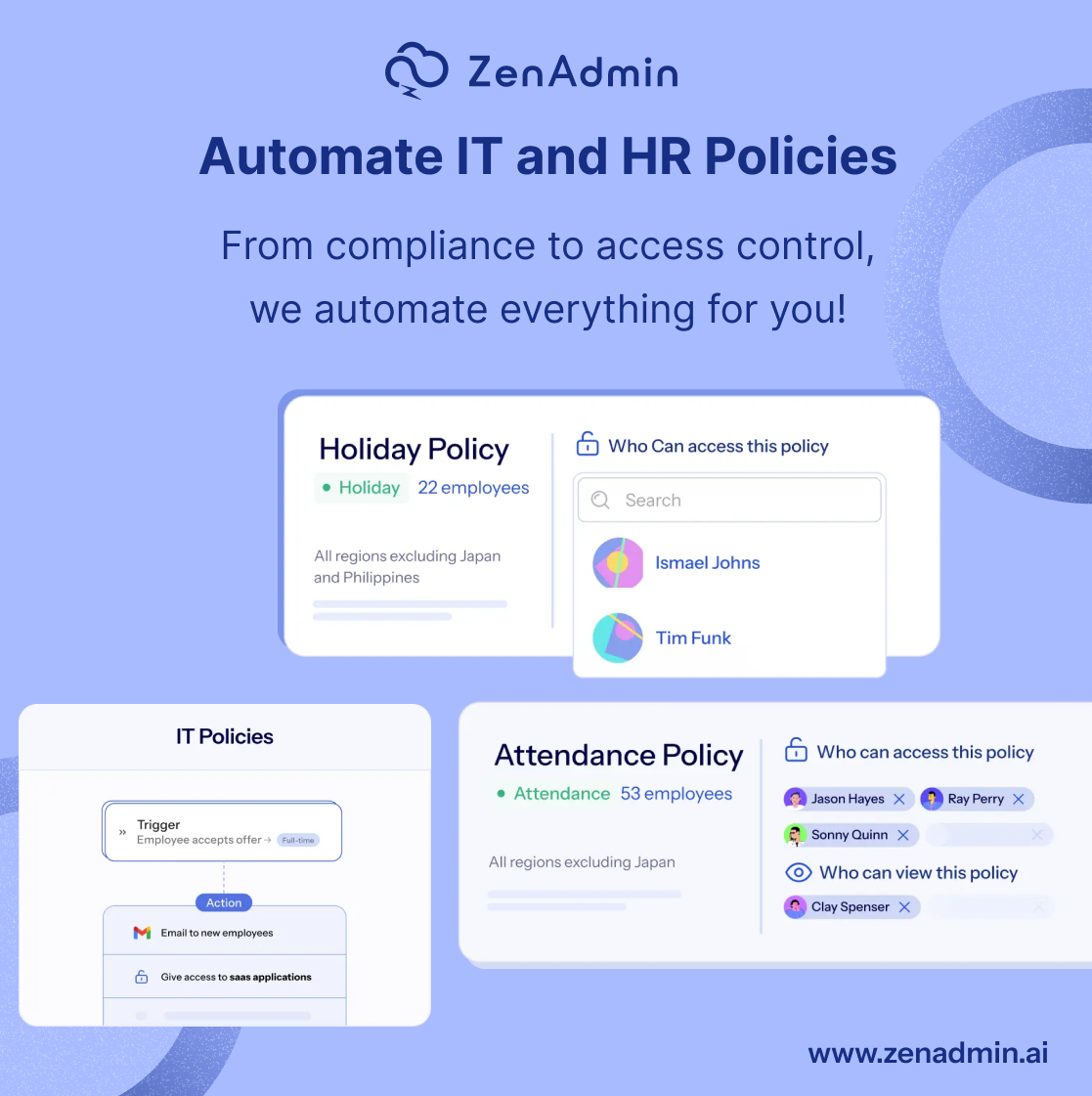 automate IT and HR policies